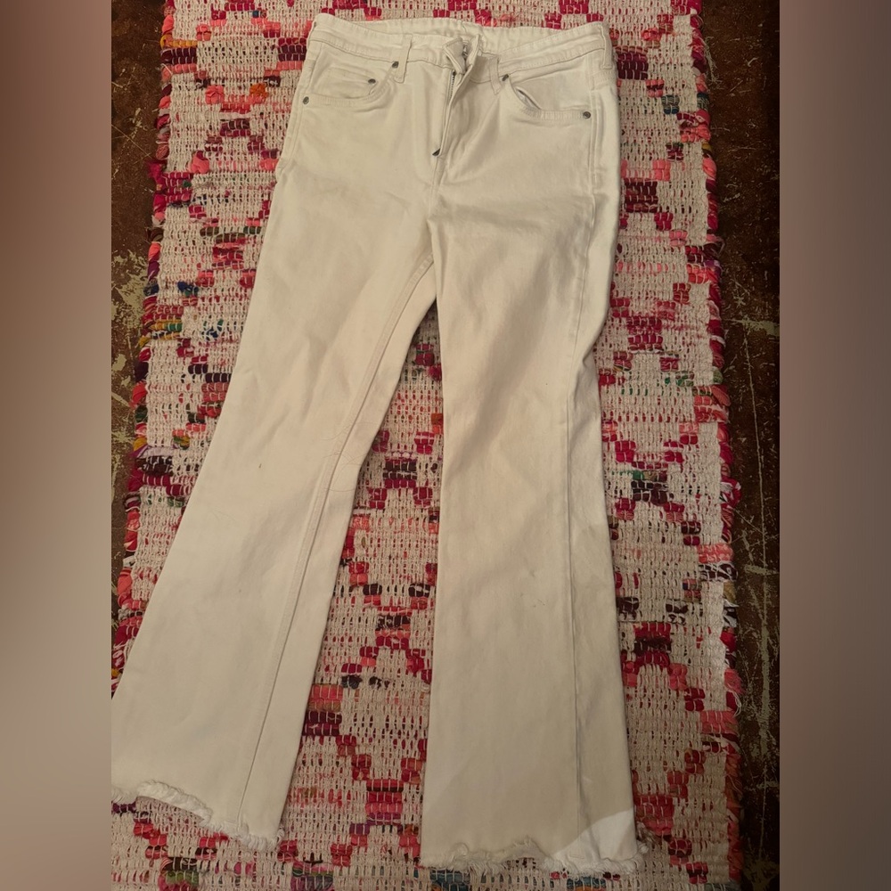 White Flared Jeans
